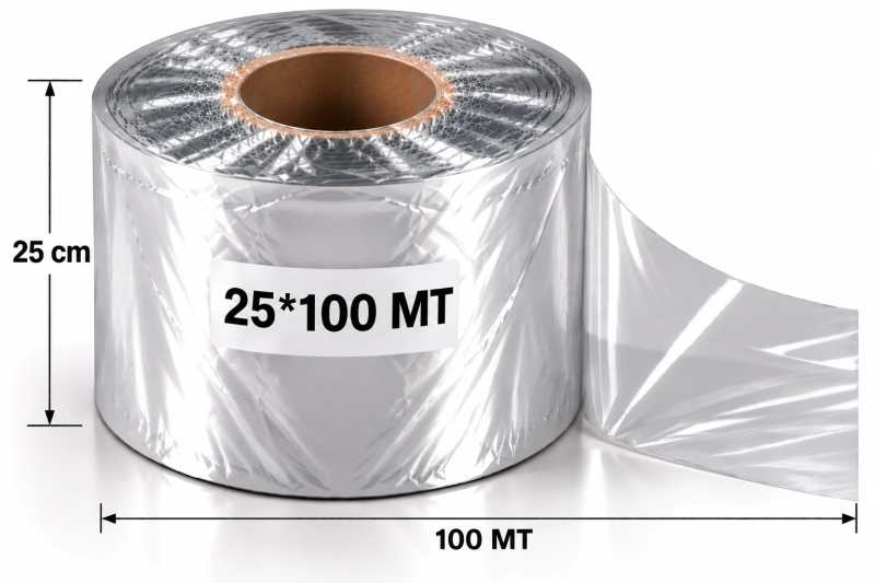 25x100 Mt Şeffaf Yan Dekor