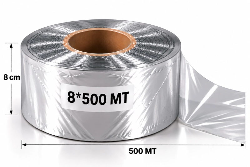 8x500 Mt İnce Şeffaf Yan Dekor