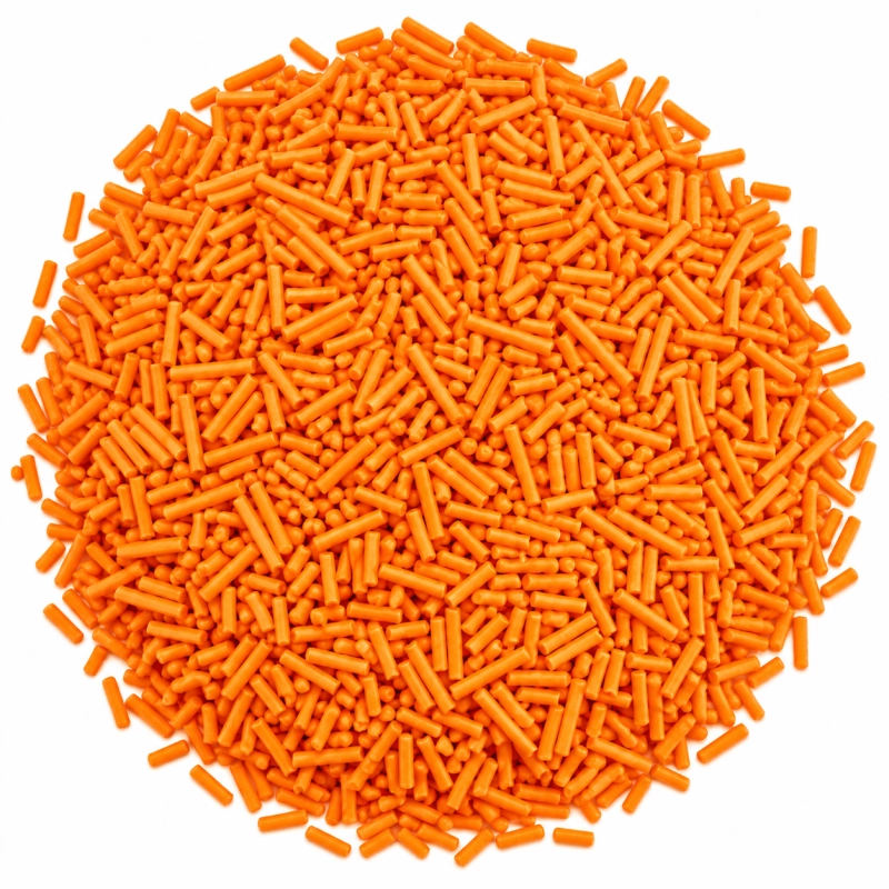 Turuncu Granül Pasta Süsü