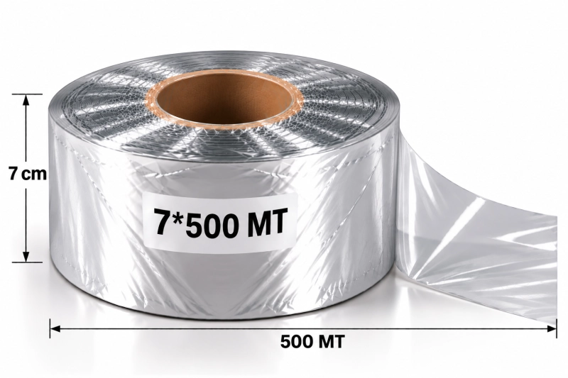 7x500 Mt İnce Şeffaf Yan Dekor
