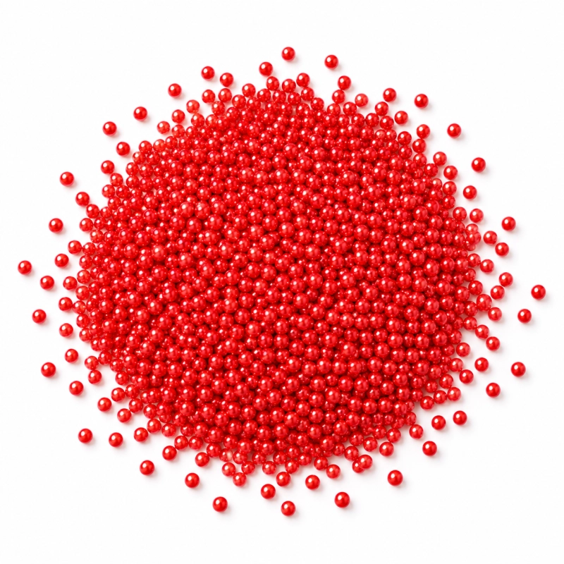 2 mm Kırmızı Dekoratif Boncuk Draje
