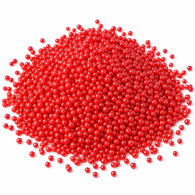 0 mm Kırmızı Dekoratif Boncuk Draje