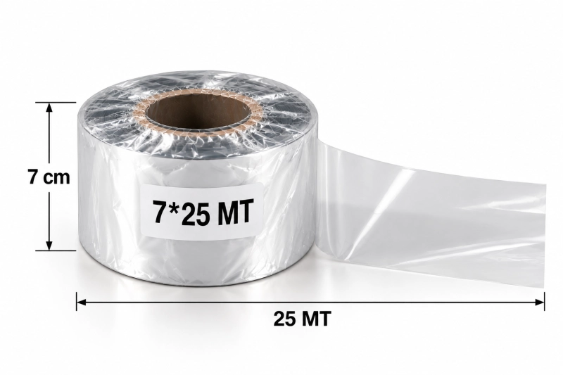 7x25 Mt Şeffaf Yan Dekor