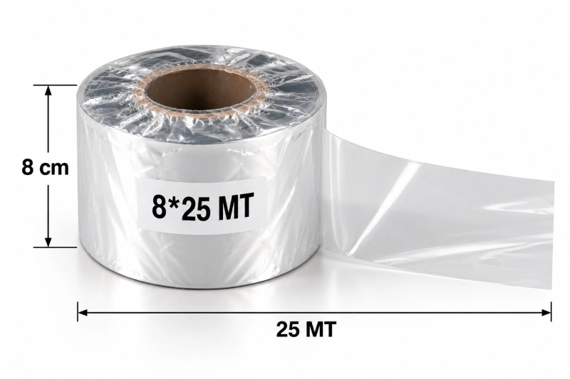 8x25 Mt Şeffaf Yan Dekor