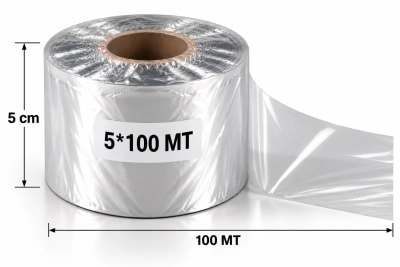 5x100 Mt Şeffaf Yan Dekor