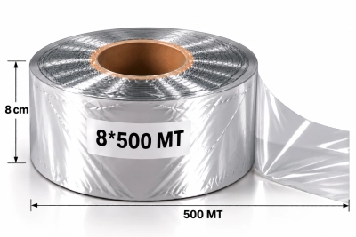 8x500 Mt İnce Şeffaf Yan Dekor