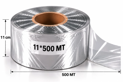 11x500 Mt İnce Şeffaf Yan Dekor