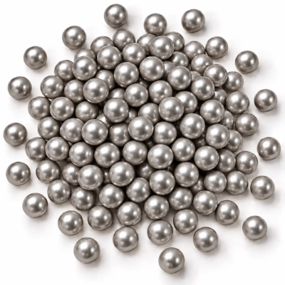 8 mm Gümüş Dekoratif Boncuk Draje