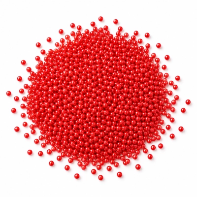 2 mm Kırmızı Dekoratif Boncuk Draje