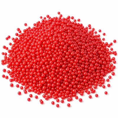 0 mm Kırmızı Dekoratif Boncuk Draje