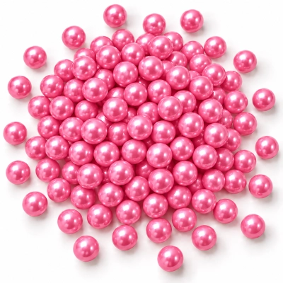 8 mm Pembe Dekoratif Boncuk Draje