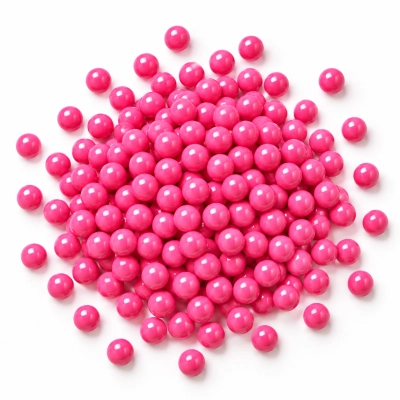 4 mm Pembe Dekoratif Boncuk Draje