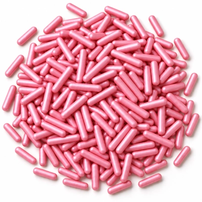 Pembe Dekoratif Çubuk Draje