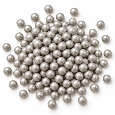 4 mm Gümüş Dekoratif Boncuk Draje