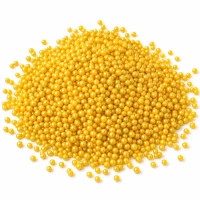 0 mm Sarı Dekoratif Boncuk Draje