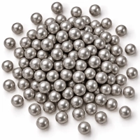 8 mm Gümüş Dekoratif Boncuk Draje