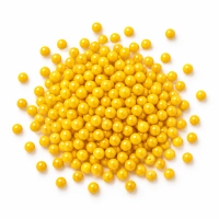 4 mm Sarı Dekoratif Boncuk Draje