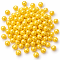 8 mm Sarı Dekoratif Boncuk Draje