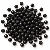 4 mm Siyah Dekoratif Boncuk Draje