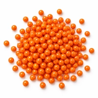 4 mm Turuncu Dekoratif Boncuk Draje