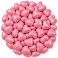 Pembe Dekoratif Kalp Draje