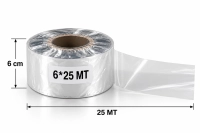 6x25 Mt Şeffaf Yan Dekor