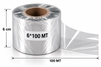 6x100 Mt Şeffaf Yan Dekor
