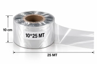 10x25 Mt Şeffaf Yan Dekor